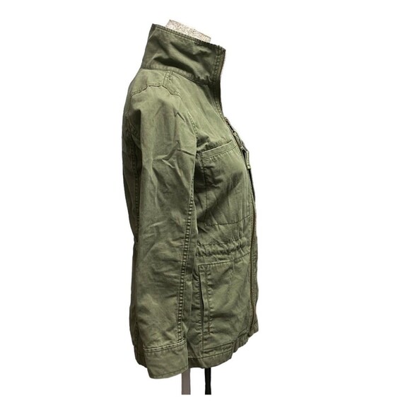 Madewell Passage Utility Cargo Jacket Size XS Olive Army Green 100% Cotton - Picture 4 of 12